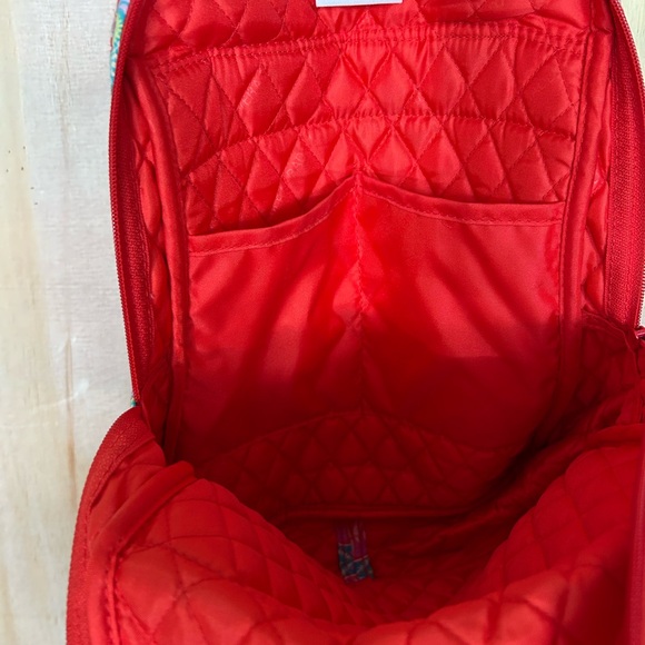 Vera Bradley Floral Pink and Blue Backpack - Picture 9 of 13
